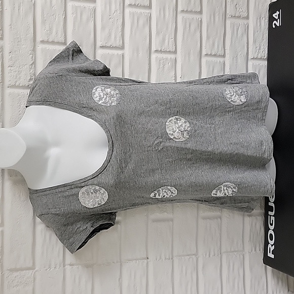 Banana Republic Tops - Banana Republic Sequin Circles Top